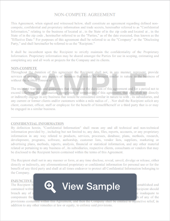 Non-Compete Agreement